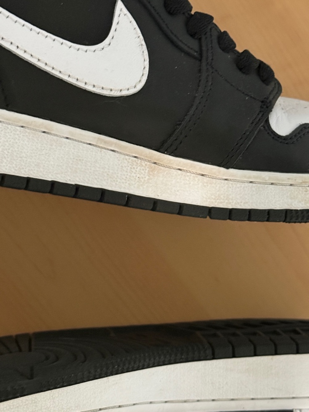 Nike Kids Black and White High-Top Sneakers - Picture 3 of 9